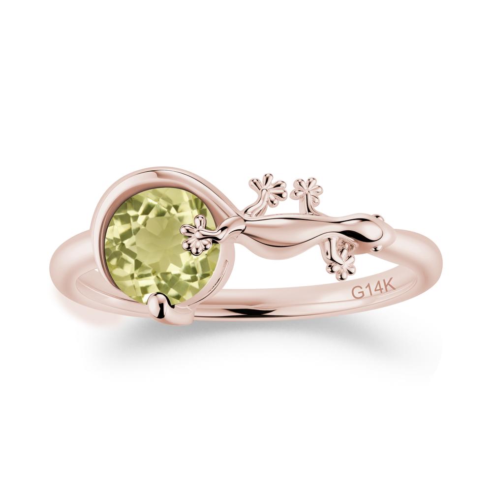 Lizard Inspired Emerald Healing Ring - LUO Jewelry #gemstone_Lemon Quartz