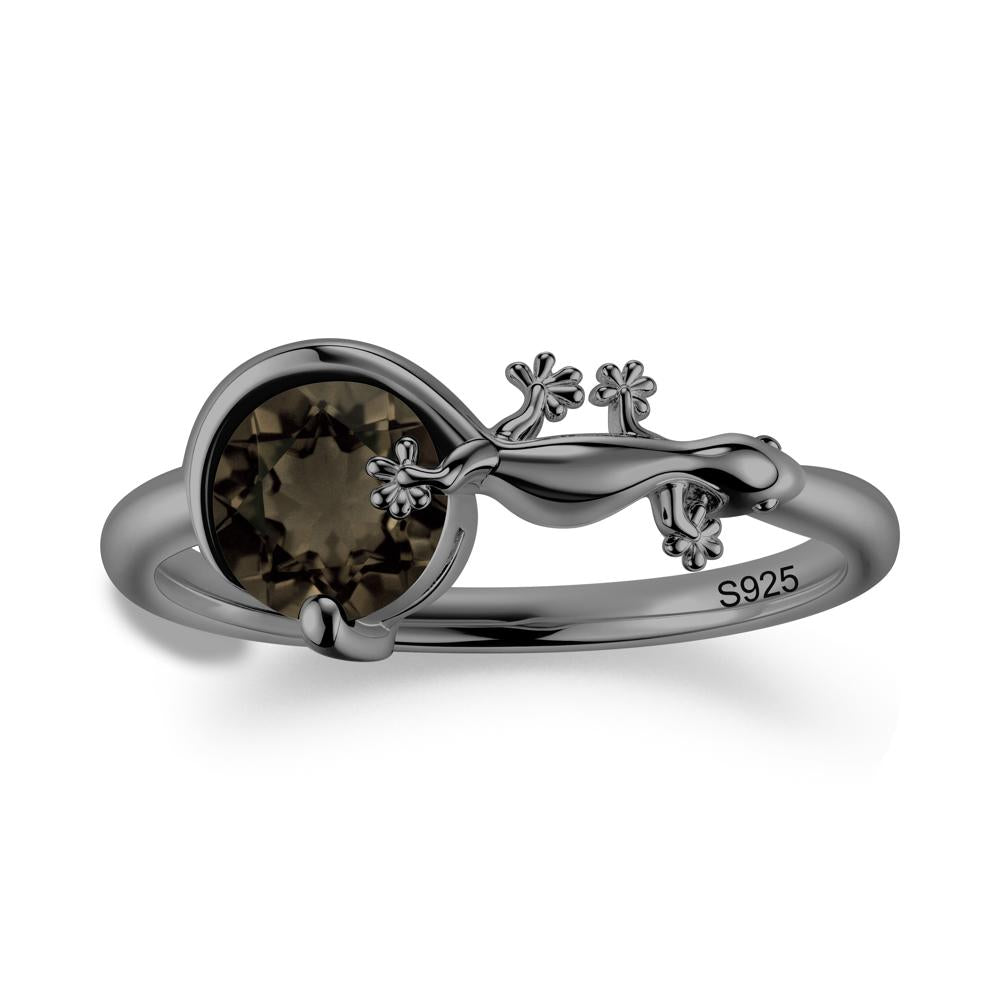 Lizard Inspired Emerald Healing Ring - LUO Jewelry #gemstone_Smoky Quartz