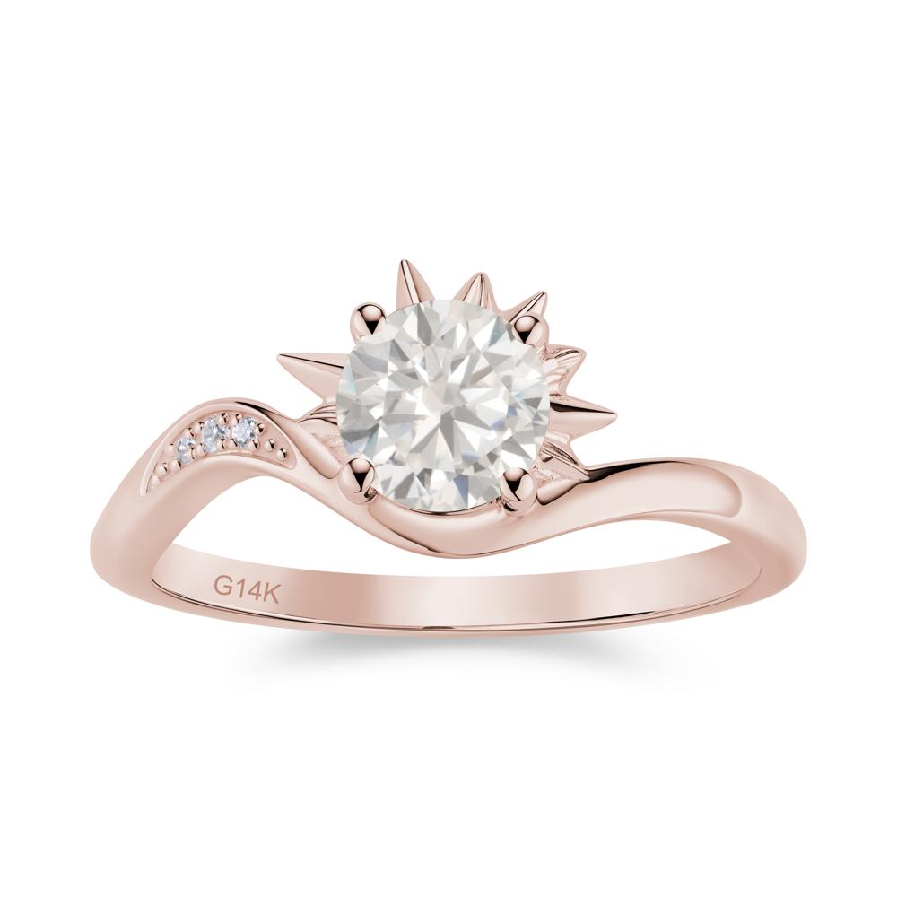 Alexandrite Lucky Sun Moon Promise Ring - LUO Jewelry #gemstone_Cubic Zirconia