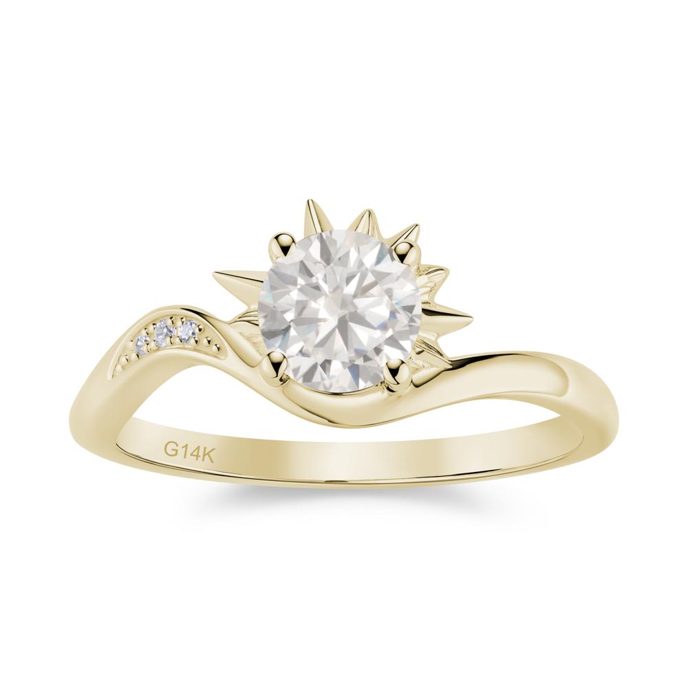 Alexandrite Lucky Sun Moon Promise Ring - LUO Jewelry #gemstone_Cubic Zirconia