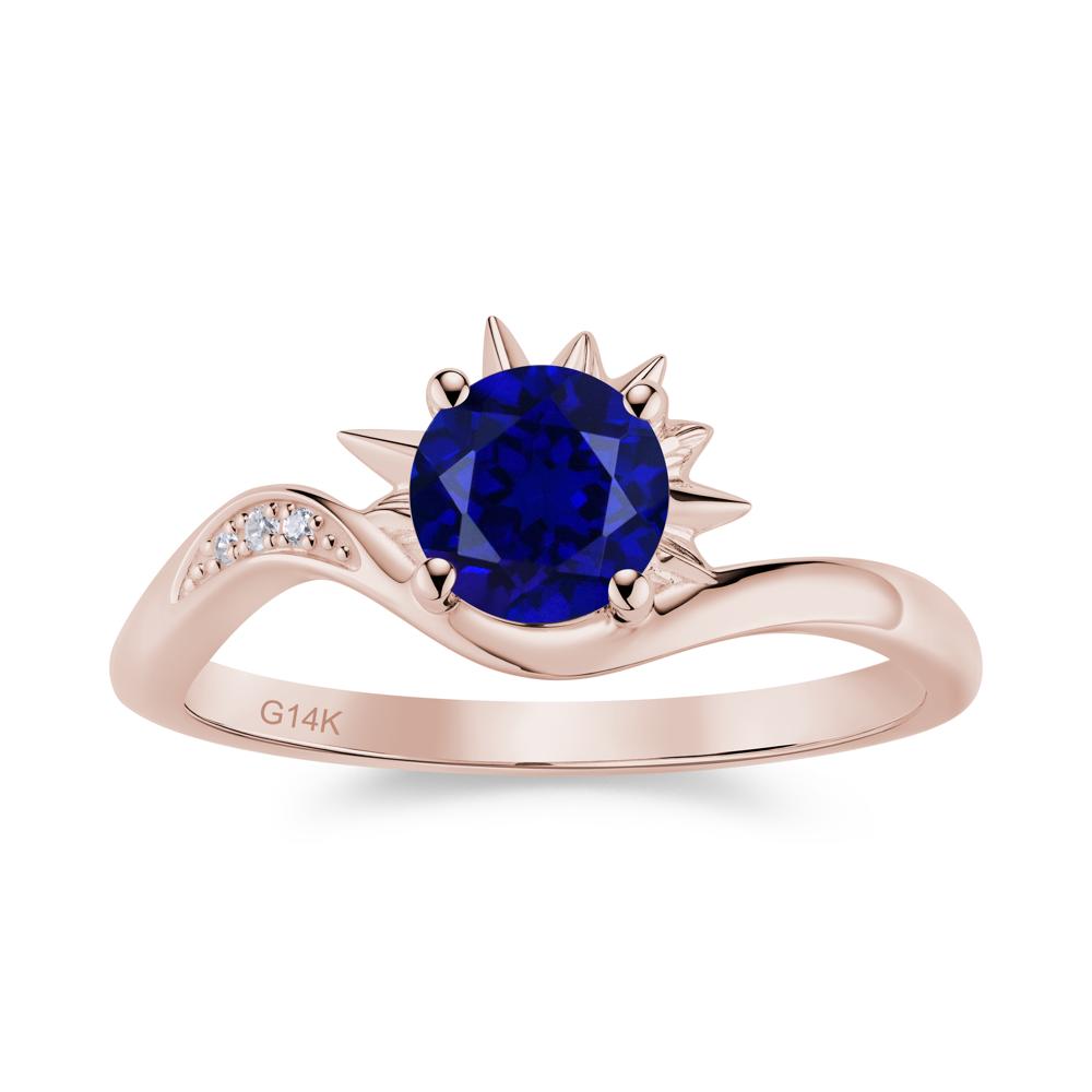 Alexandrite Lucky Sun Moon Promise Ring - LUO Jewelry #gemstone_Sapphire