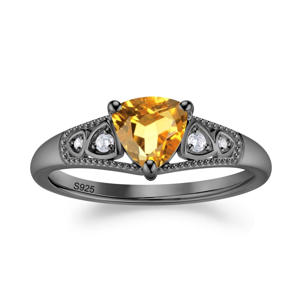 Vintage Filigree Alexandrite Engagement Ring - LUO Jewelry #gemstone_Citrine