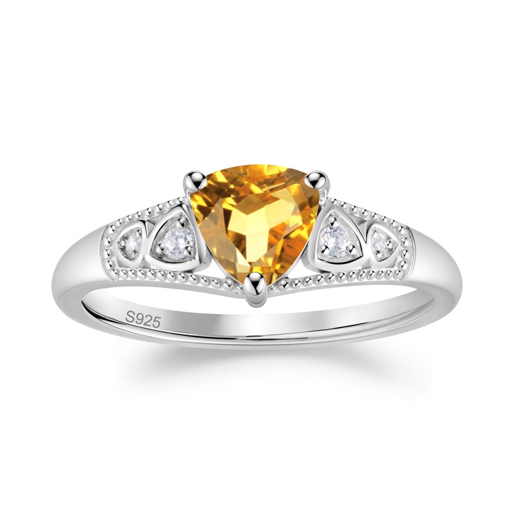 Vintage Filigree Alexandrite Engagement Ring - LUO Jewelry #gemstone_Citrine
