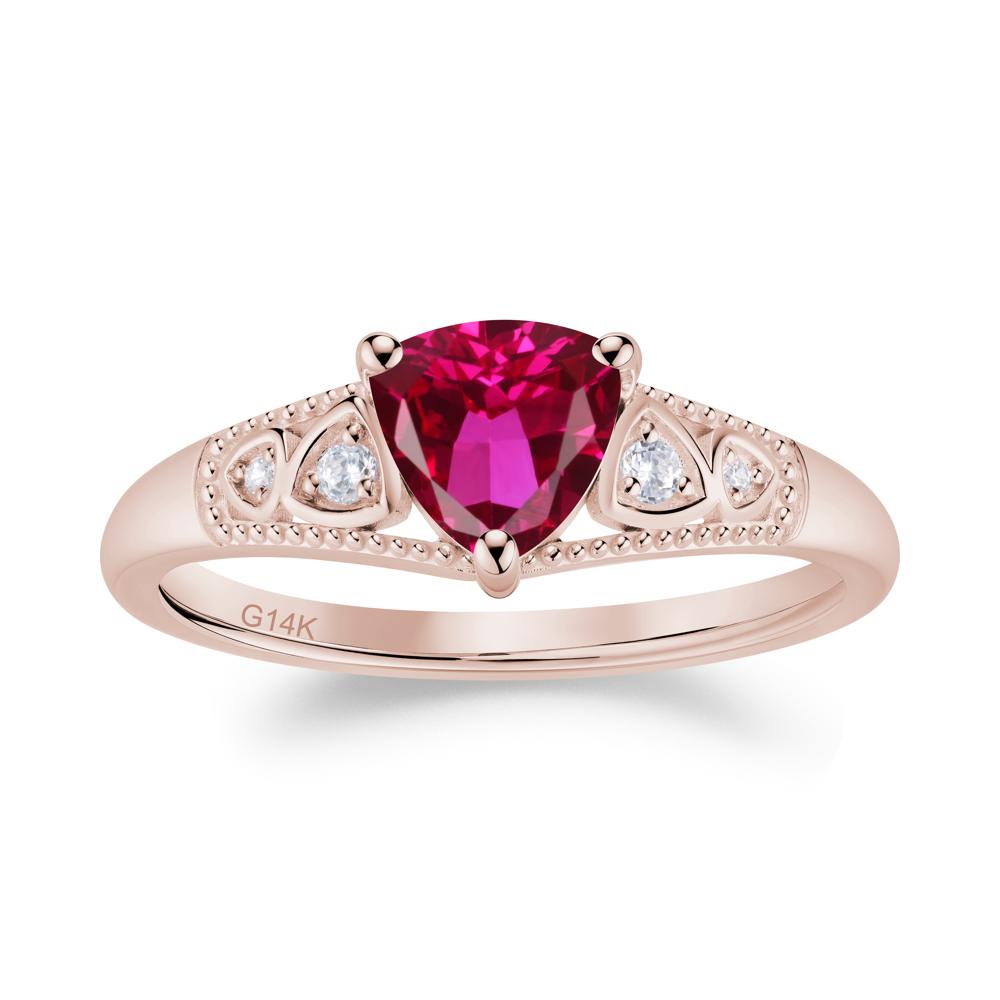 Vintage Filigree Alexandrite Engagement Ring - LUO Jewelry #gemstone_Ruby