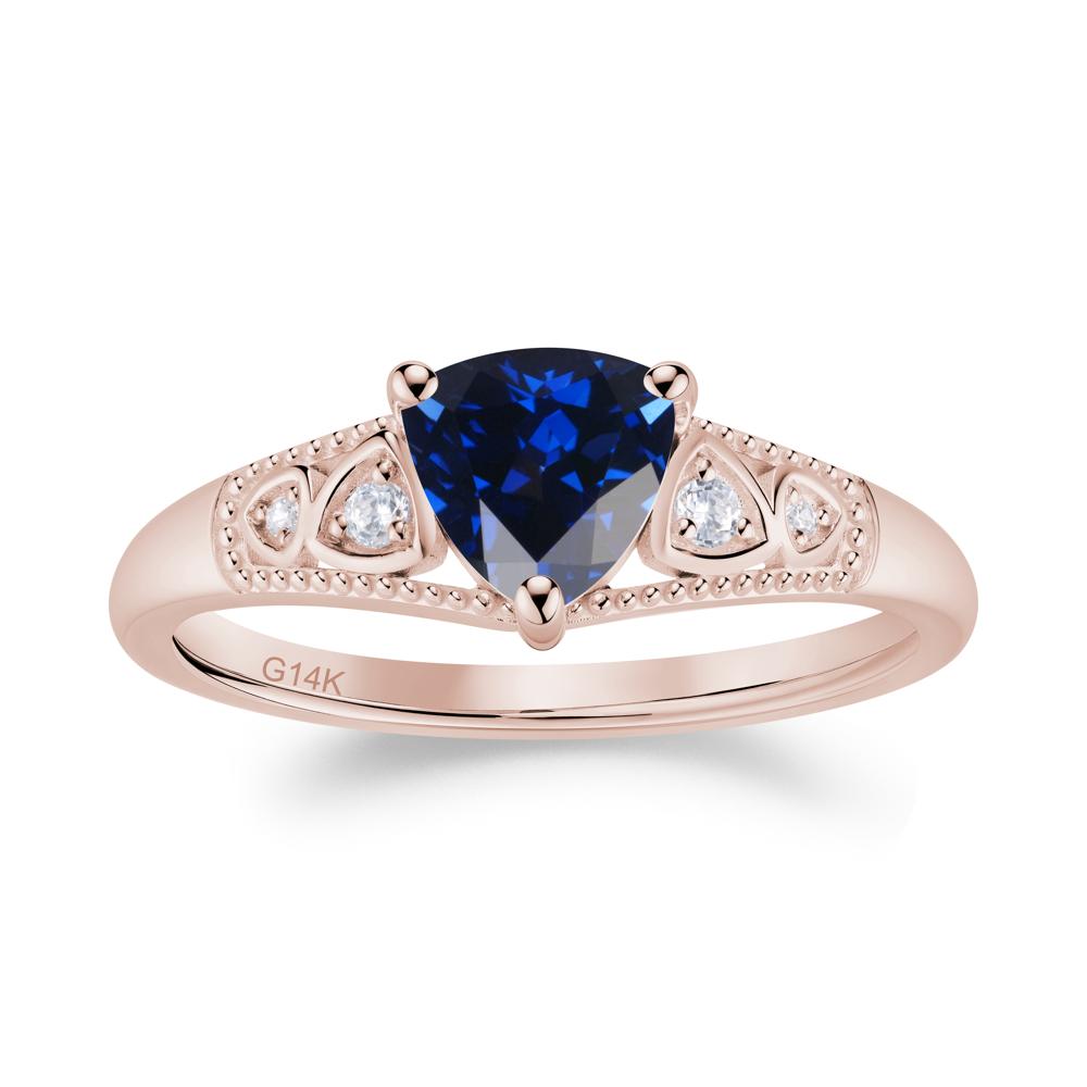 Vintage Filigree Alexandrite Engagement Ring - LUO Jewelry #gemstone_Sapphire