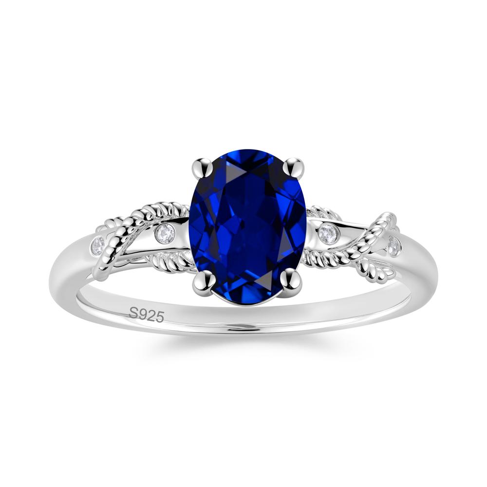 Vintage Twist Rope Garnet Ring - LUO Jewelry #gemstone_Sapphire