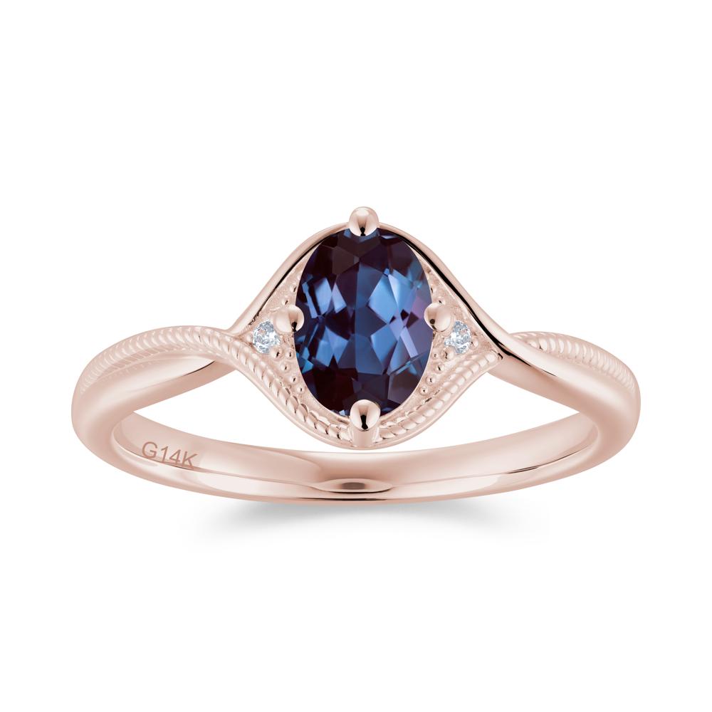Oval Cut Citrine Twisted Engagement Ring - LUO Jewelry #gemstone_Alexandrite