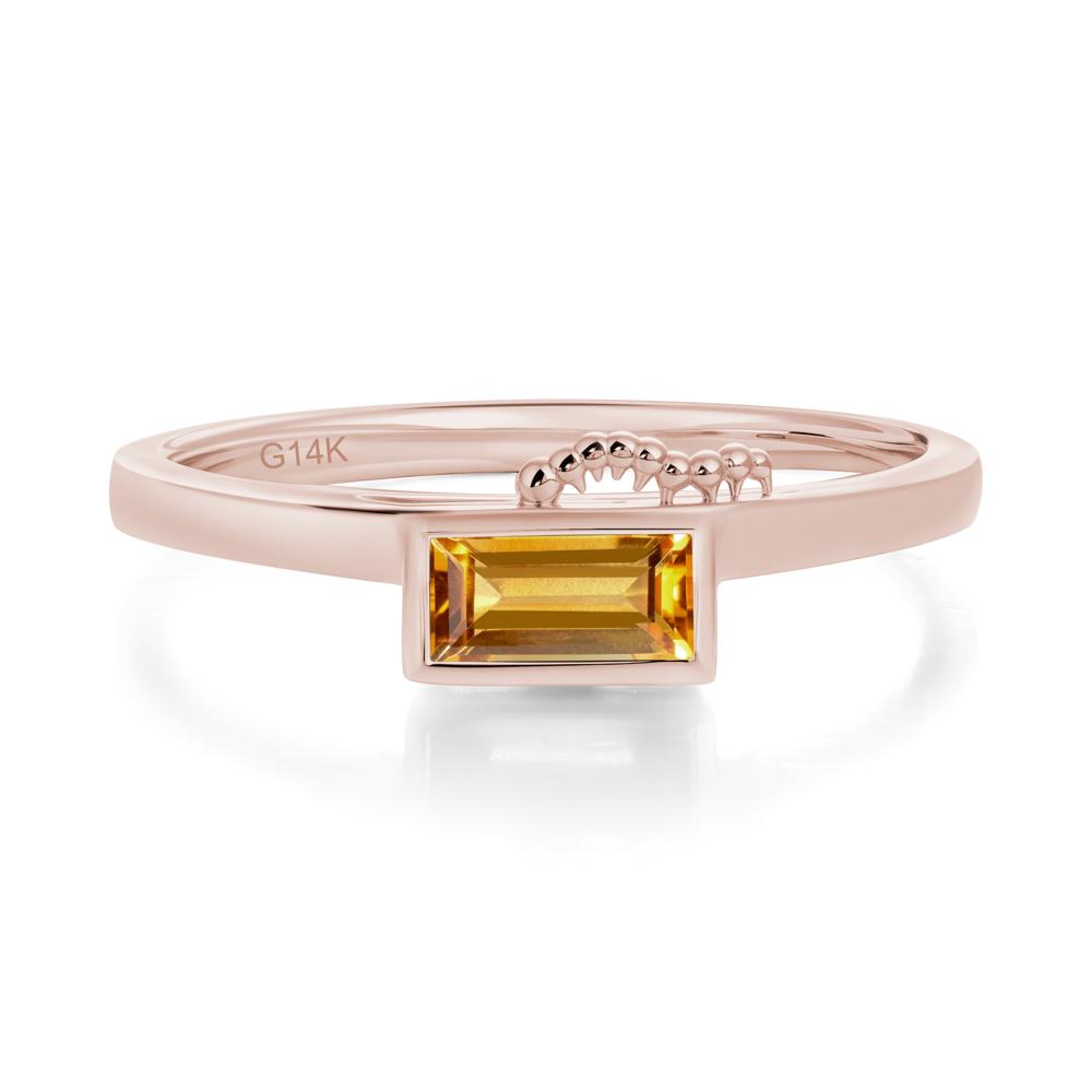 Unique Caterpillar Baguette Alexandrite Ring - LUO Jewelry #gemstone_Citrine