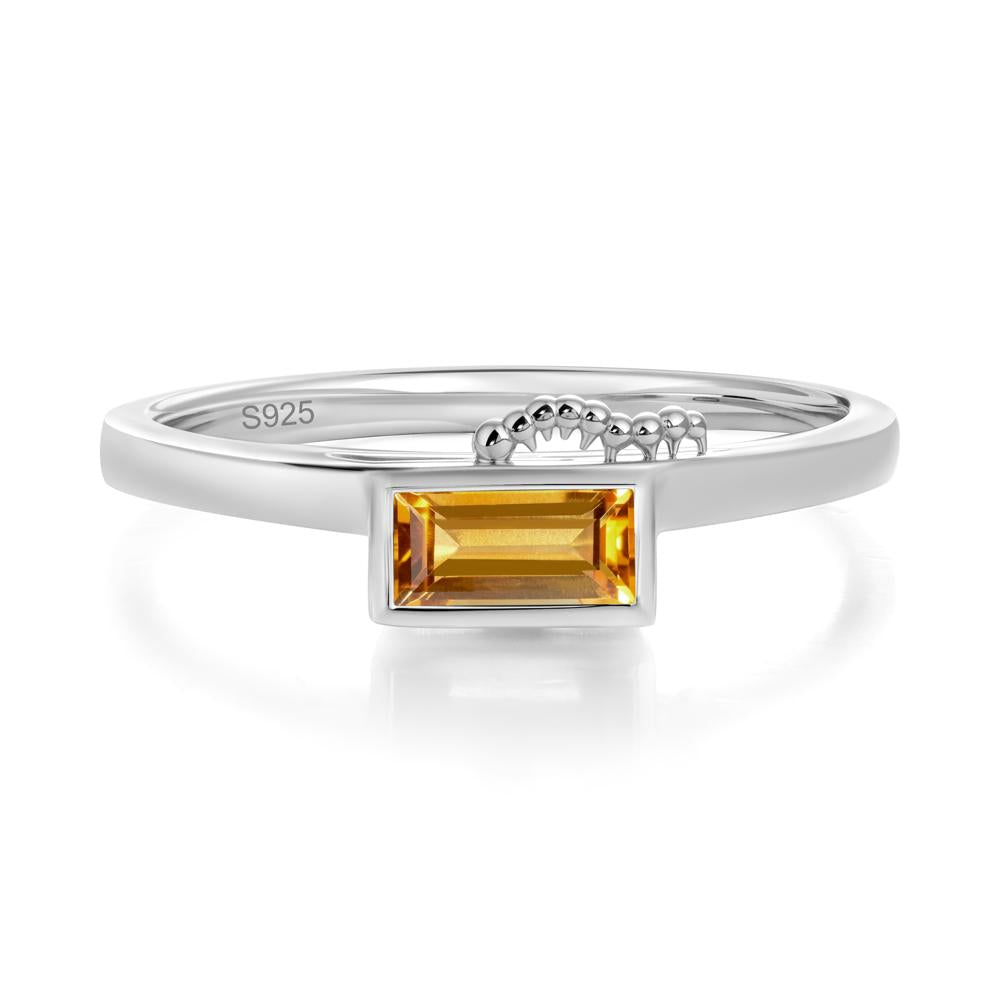 Unique Caterpillar Baguette Alexandrite Ring - LUO Jewelry #gemstone_Citrine