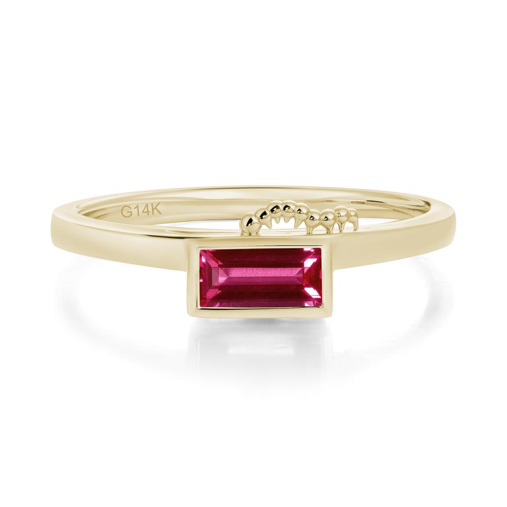 Unique Caterpillar Baguette Alexandrite Ring - LUO Jewelry #gemstone_Ruby