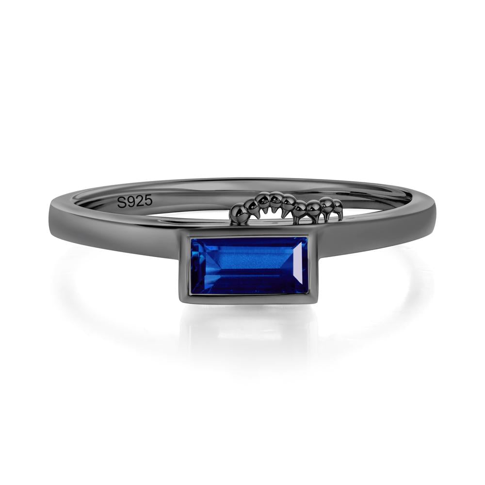 Unique Caterpillar Baguette Alexandrite Ring - LUO Jewelry #gemstone_Sapphire