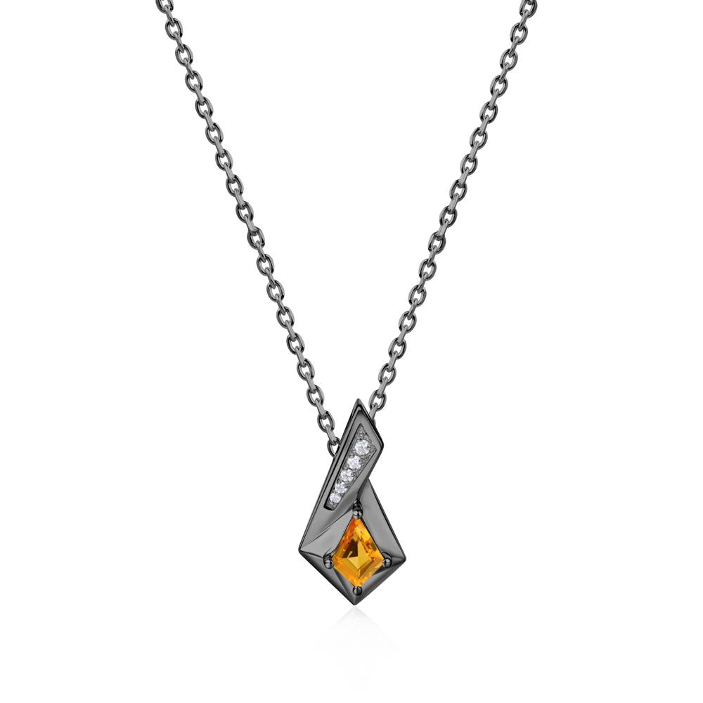 Kite Cut Alexandrite Pendant Necklace - LUO Jewelry #gemstone_Citrine
