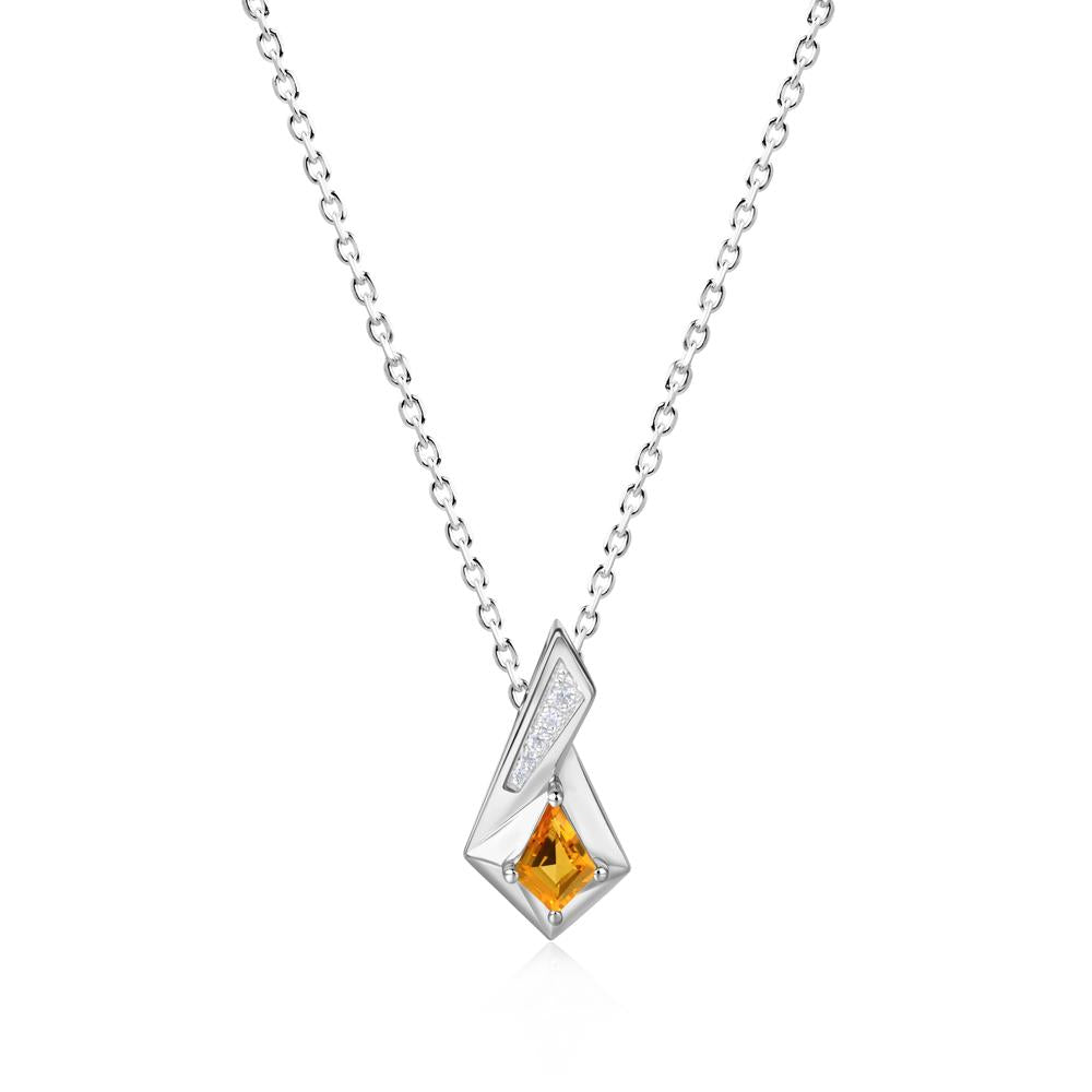 Kite Cut Alexandrite Pendant Necklace - LUO Jewelry #gemstone_Citrine