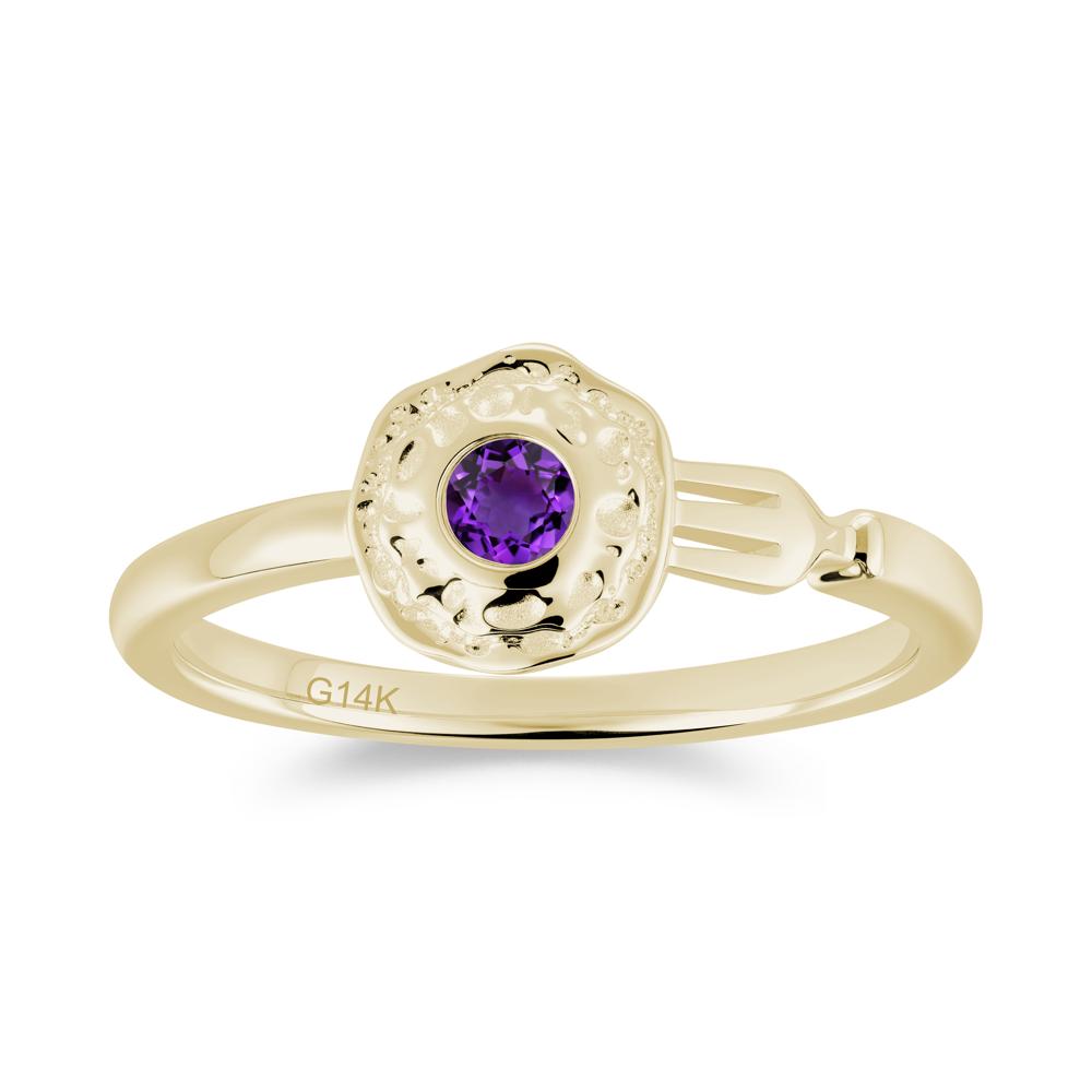 Unique Egg Shaped Emerald Ring - LUO Jewelry #gemstone_Amethyst