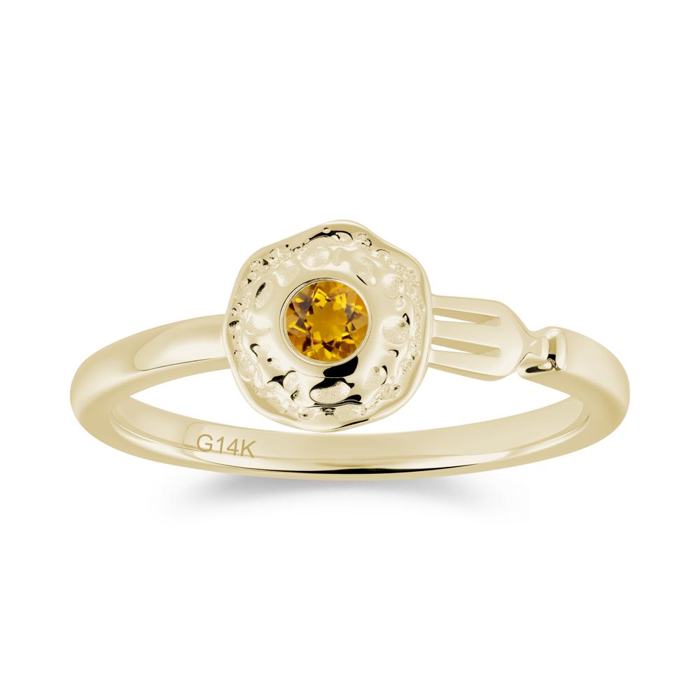 Unique Egg Shaped Emerald Ring - LUO Jewelry #gemstone_Citrine