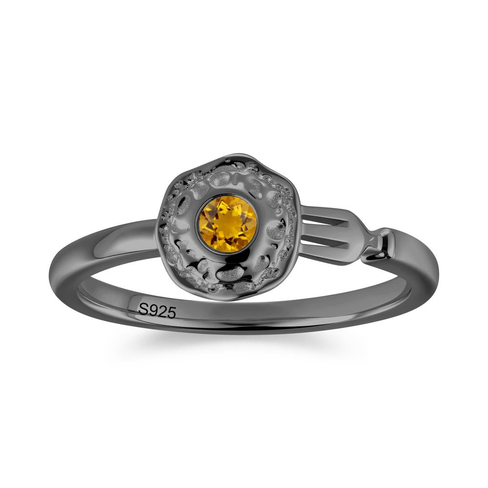 Unique Egg Shaped Emerald Ring - LUO Jewelry #gemstone_Citrine
