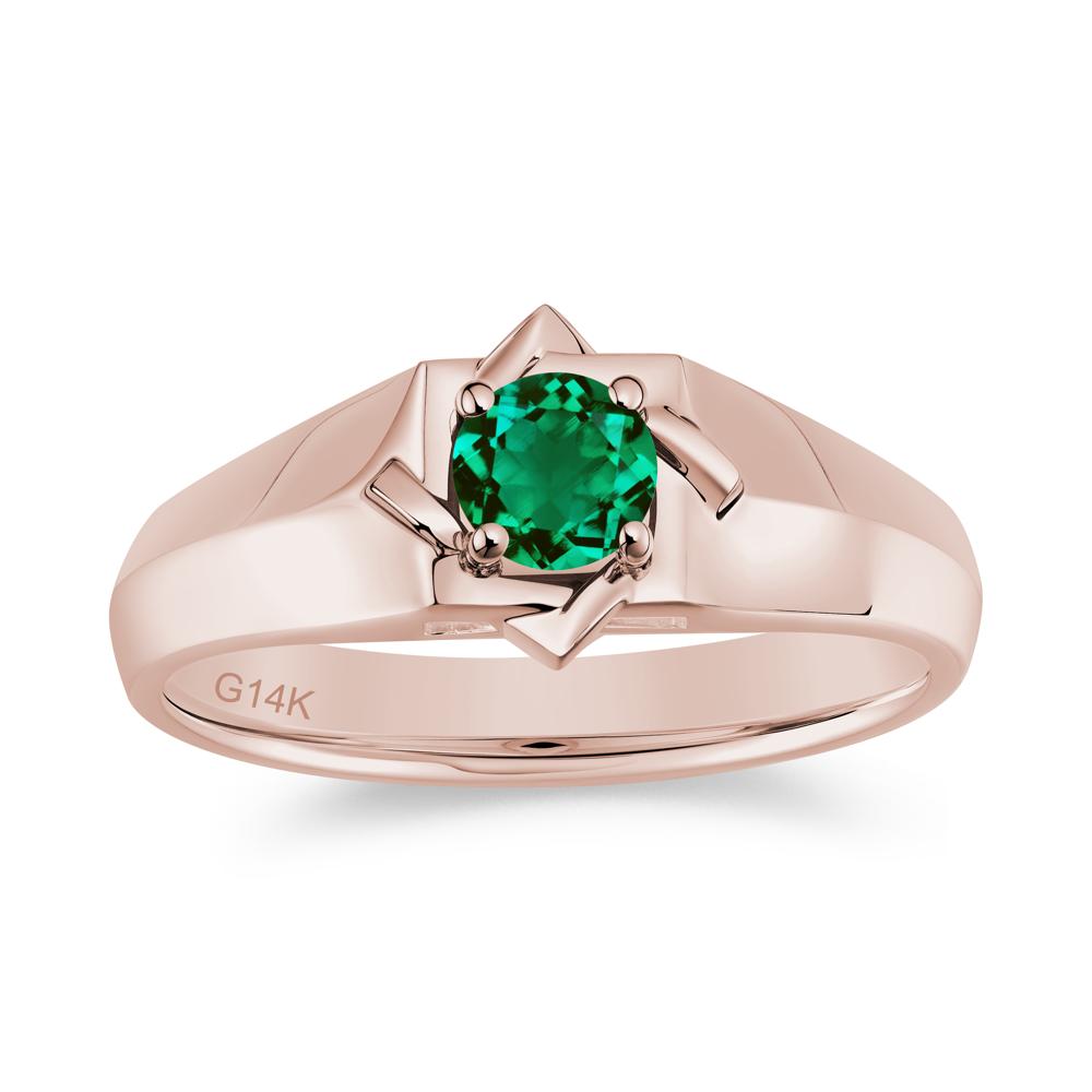 Minimalist Amethyst Ring for Men and Women - LUO Jewelry #gemstone_Emerald