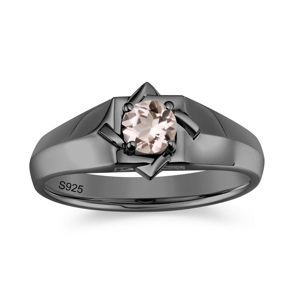 Minimalist Amethyst Ring for Men and Women - LUO Jewelry #gemstone_Morganite
