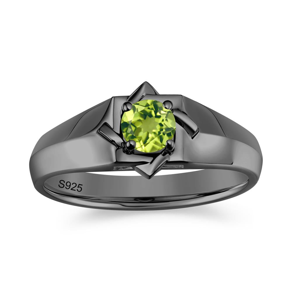 Minimalist Amethyst Ring for Men and Women - LUO Jewelry #gemstone_Peridot