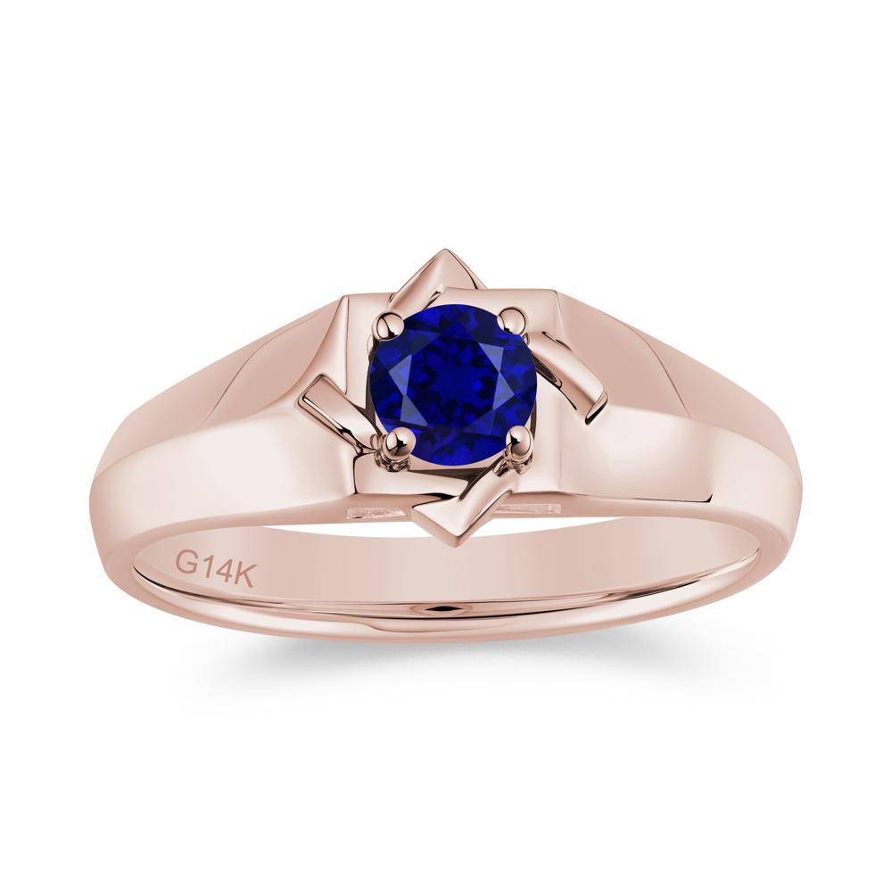 Minimalist Amethyst Ring for Men and Women - LUO Jewelry #gemstone_Sapphire
