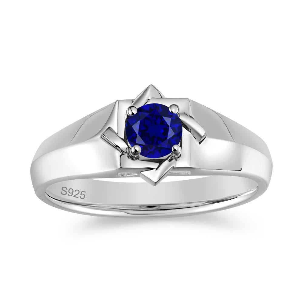 Minimalist Amethyst Ring for Men and Women - LUO Jewelry #gemstone_Sapphire