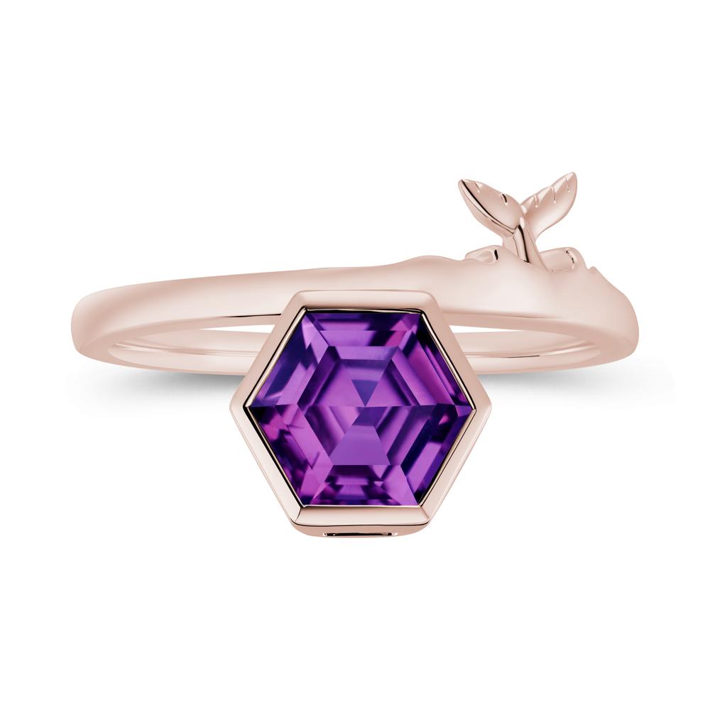 Dolphin Tail Emerald Ocean Ring - LUO Jewelry #gemstone_Amethyst