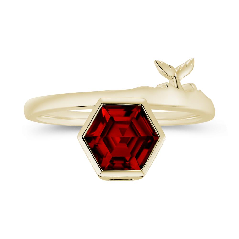 Dolphin Tail Emerald Ocean Ring - LUO Jewelry #gemstone_Garnet
