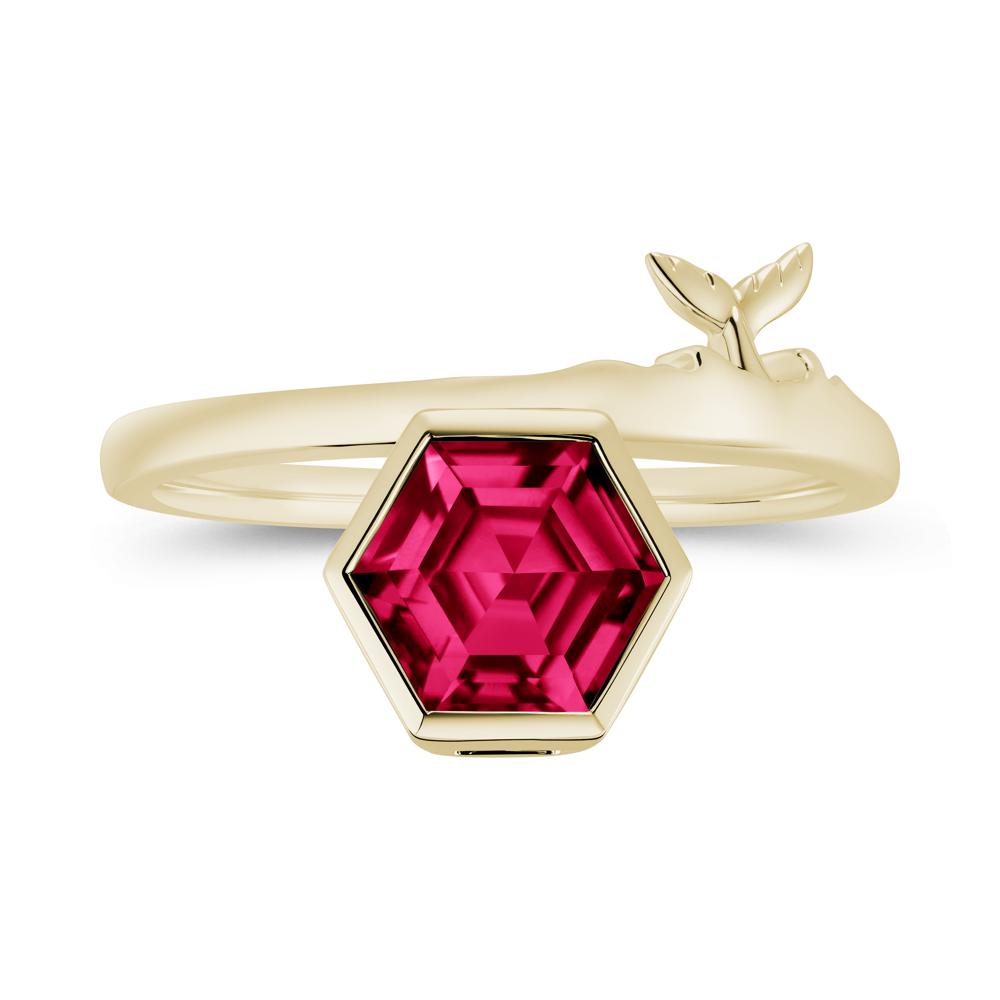 Dolphin Tail Emerald Ocean Ring - LUO Jewelry #gemstone_Ruby