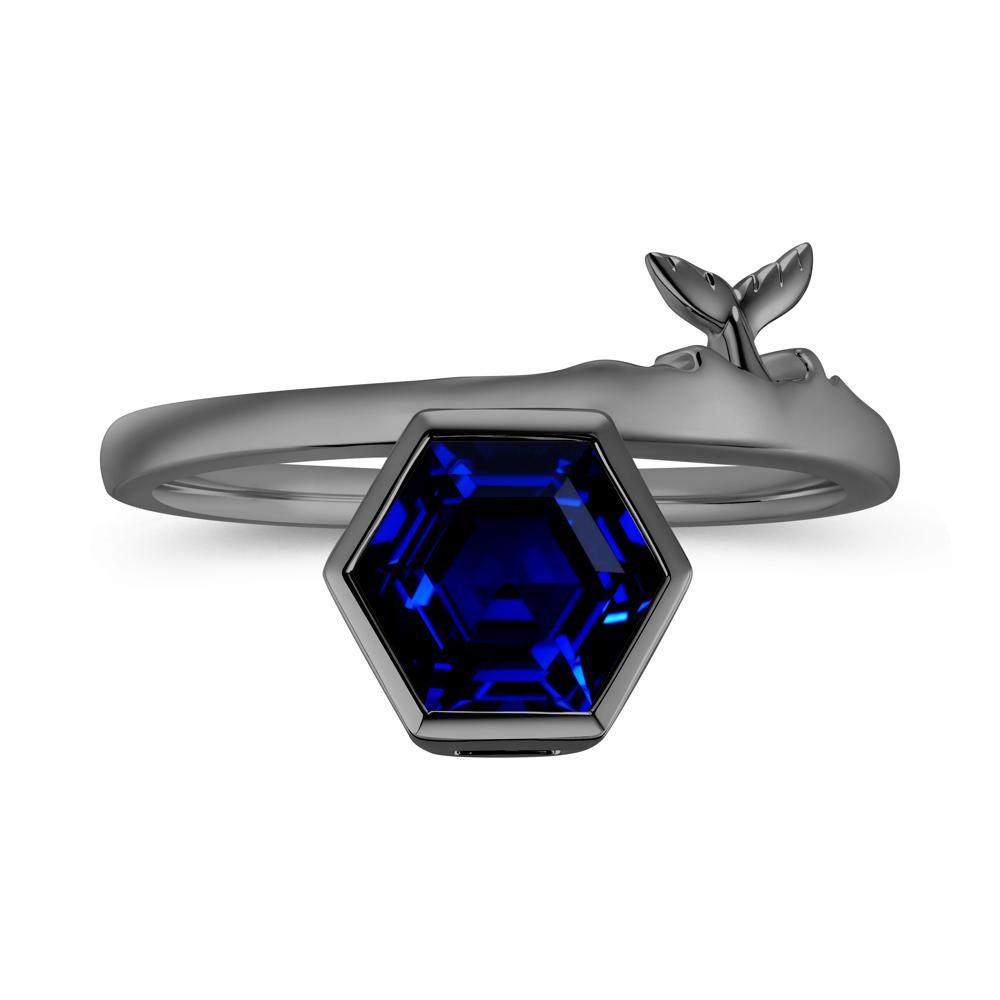 Dolphin Tail Emerald Ocean Ring - LUO Jewelry #gemstone_Sapphire