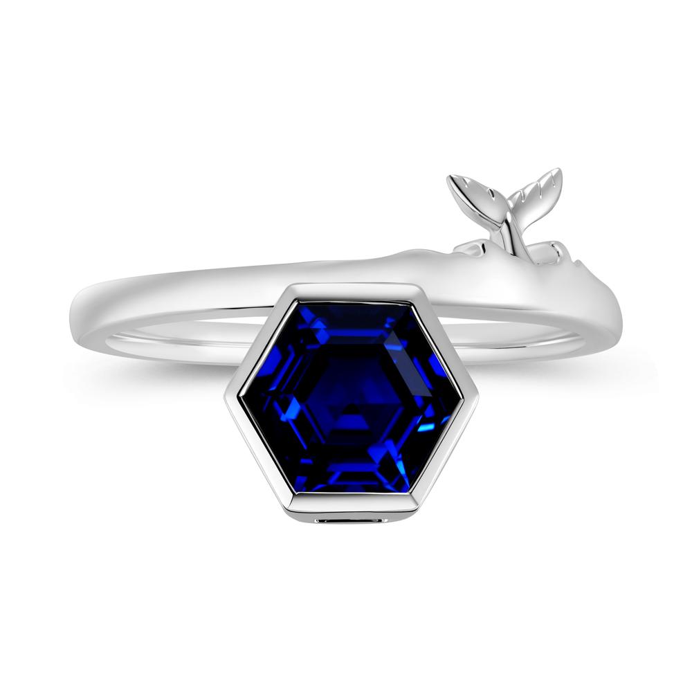 Dolphin Tail Emerald Ocean Ring - LUO Jewelry #gemstone_Sapphire