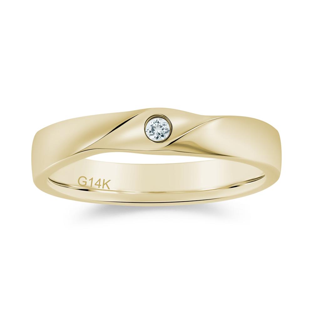 Petite Amethyst Twisted Ring - LUO Jewelry #gemstone_Aquamarine
