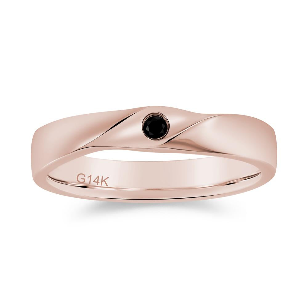 Petite Amethyst Twisted Ring - LUO Jewelry #gemstone_Black Spinel