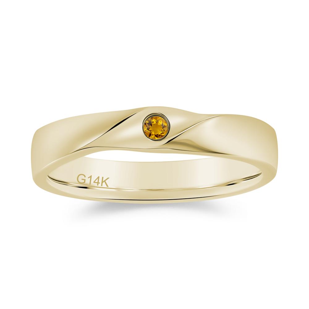 Petite Amethyst Twisted Ring - LUO Jewelry #gemstone_Citrine
