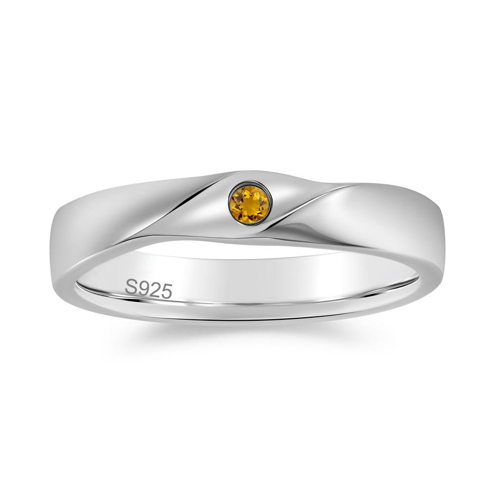 Petite Amethyst Twisted Ring - LUO Jewelry #gemstone_Citrine