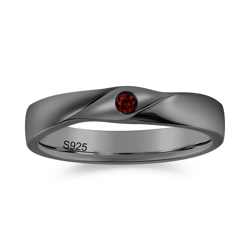 Petite Amethyst Twisted Ring - LUO Jewelry #gemstone_Garnet