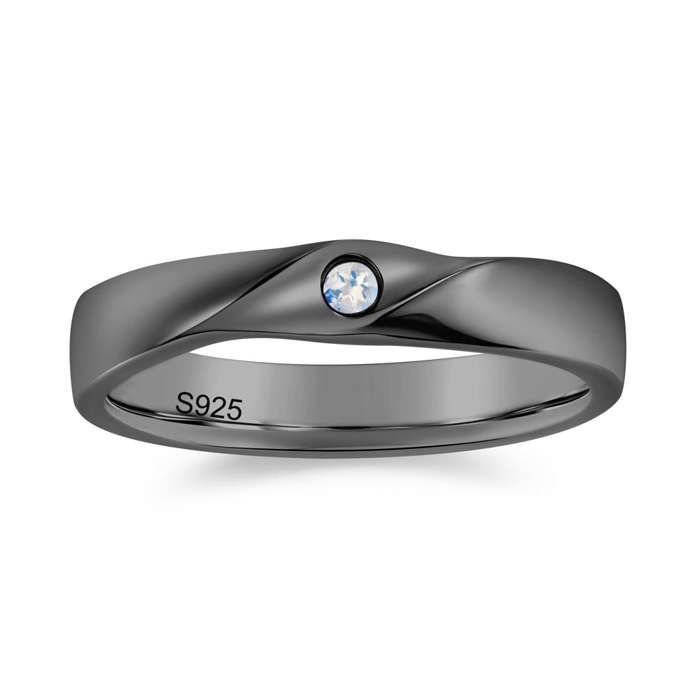 Petite Amethyst Twisted Ring - LUO Jewelry #gemstone_Moonstone