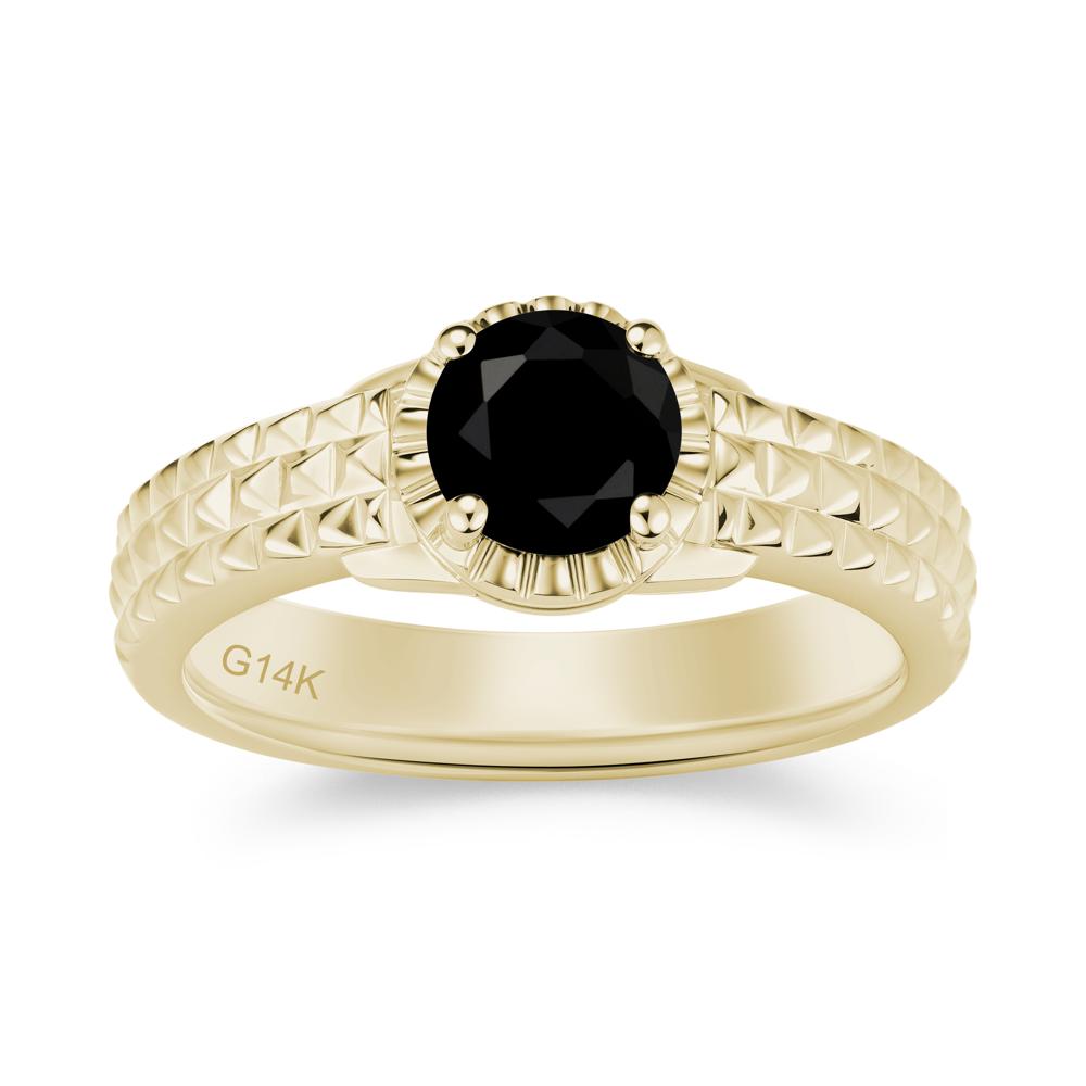 Garnet Statement Unisex Ring - LUO Jewelry #gemstone_Black Spinel