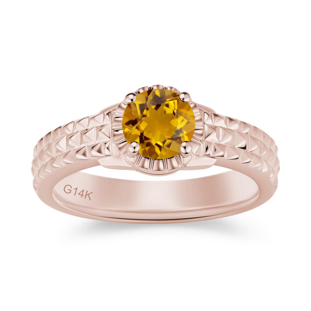 Garnet Statement Unisex Ring - LUO Jewelry #gemstone_Citrine