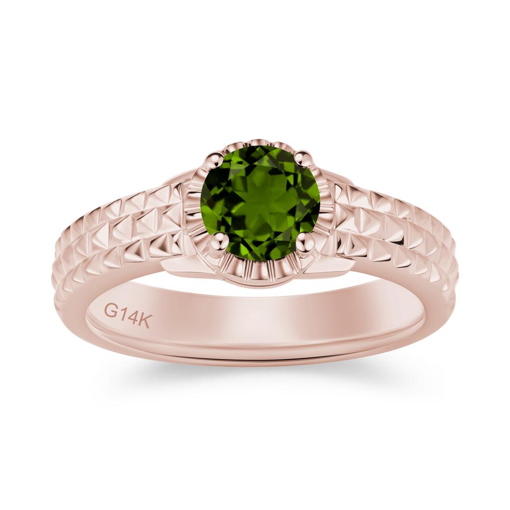 Garnet Statement Unisex Ring - LUO Jewelry #gemstone_Diopside
