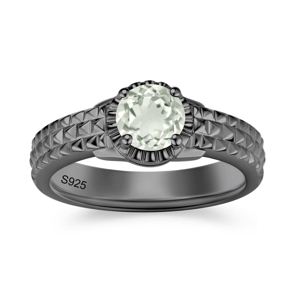 Garnet Statement Unisex Ring - LUO Jewelry #gemstone_Green Amethyst