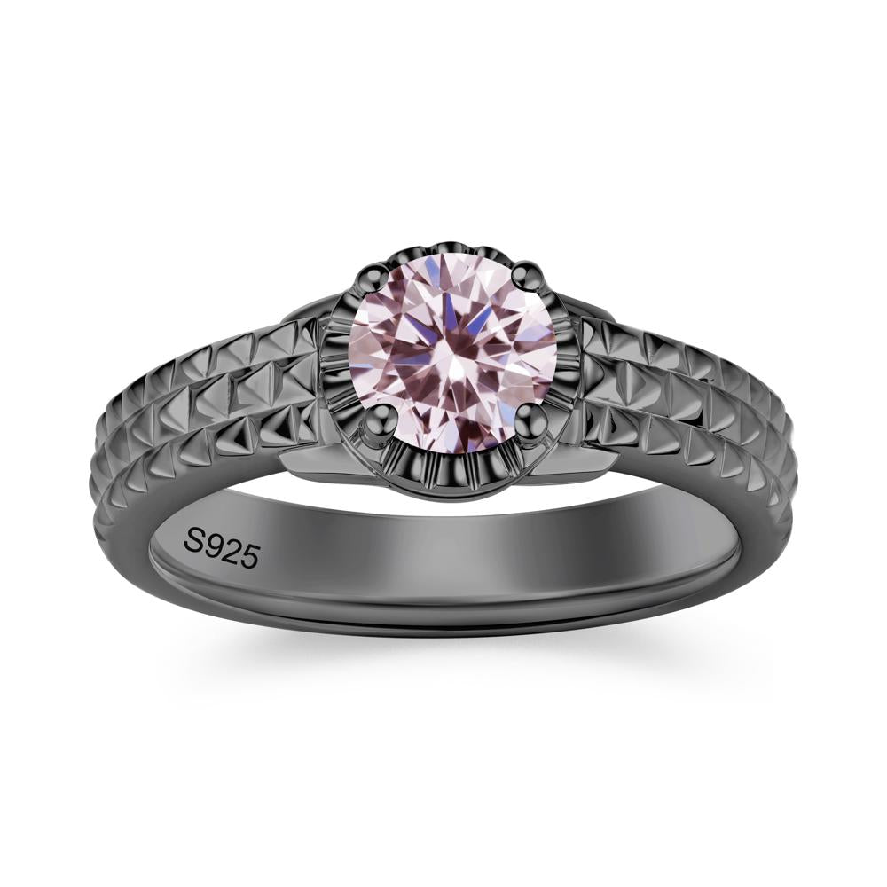 Garnet Statement Unisex Ring - LUO Jewelry #gemstone_Pink Cubic Zirconia