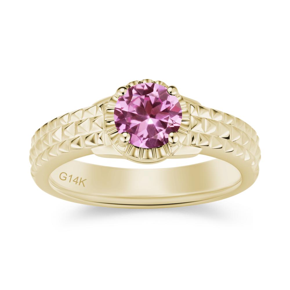Garnet Statement Unisex Ring - LUO Jewelry #gemstone_Pink Sapphire