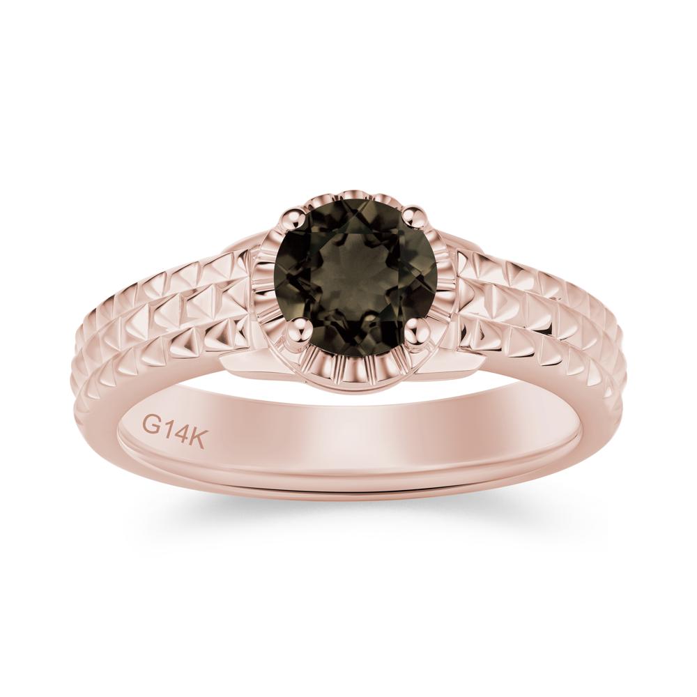 Garnet Statement Unisex Ring - LUO Jewelry #gemstone_Smoky Quartz
