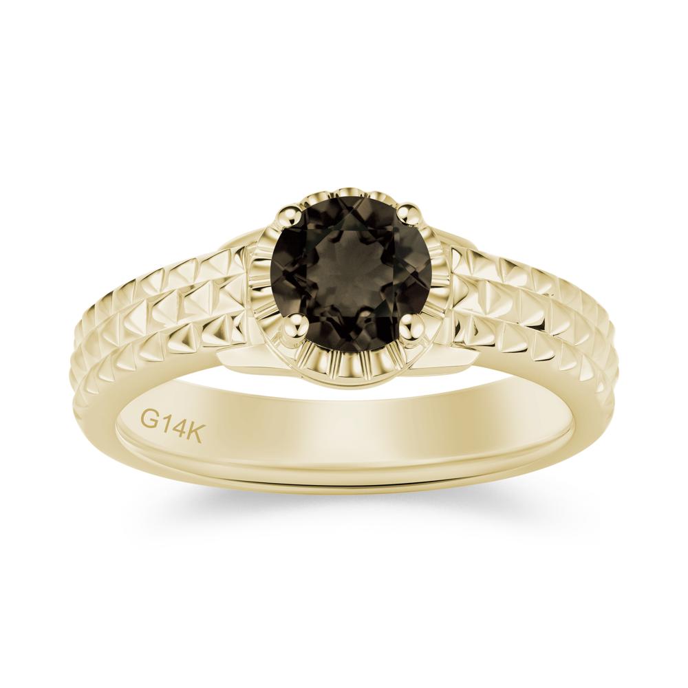 Garnet Statement Unisex Ring - LUO Jewelry #gemstone_Smoky Quartz