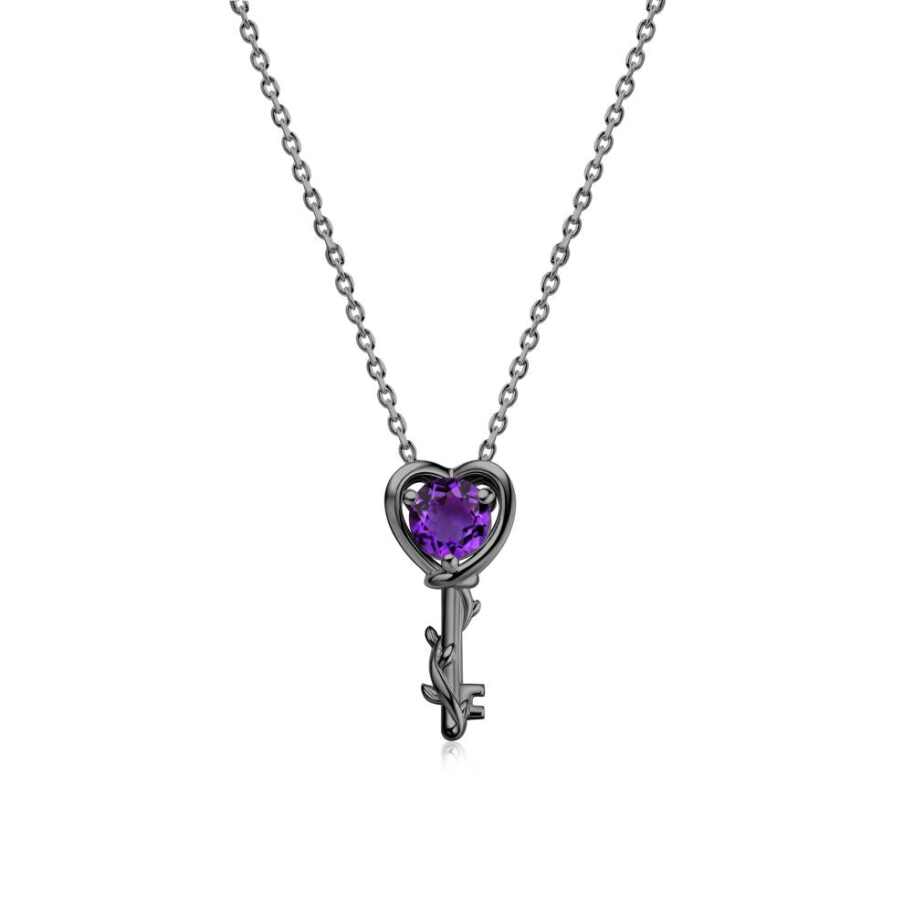 Key Lemon Quartz Leaf Necklace for Women - LUO Jewelry #gemstone_Amethyst