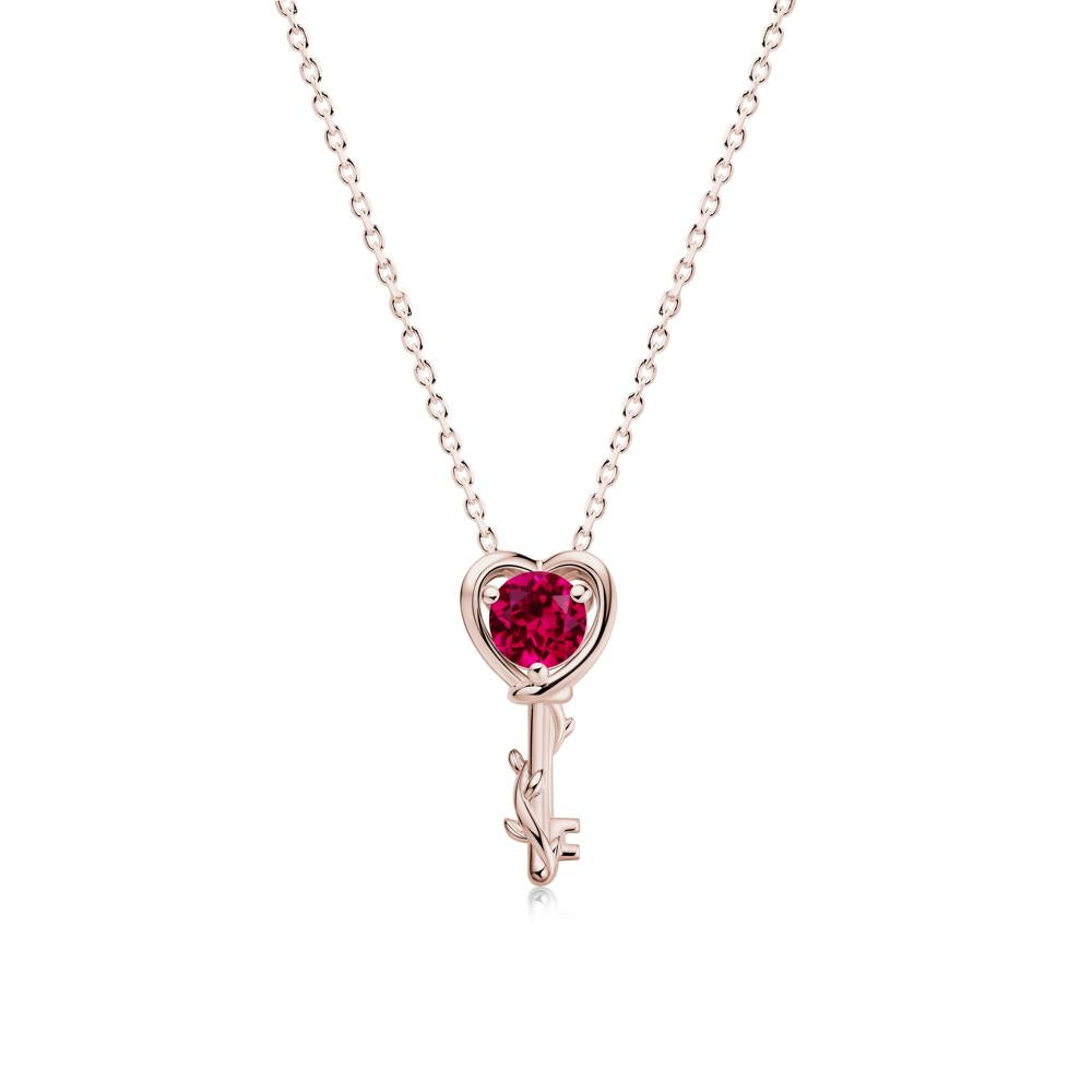 Key Lemon Quartz Leaf Necklace for Women - LUO Jewelry #gemstone_Ruby