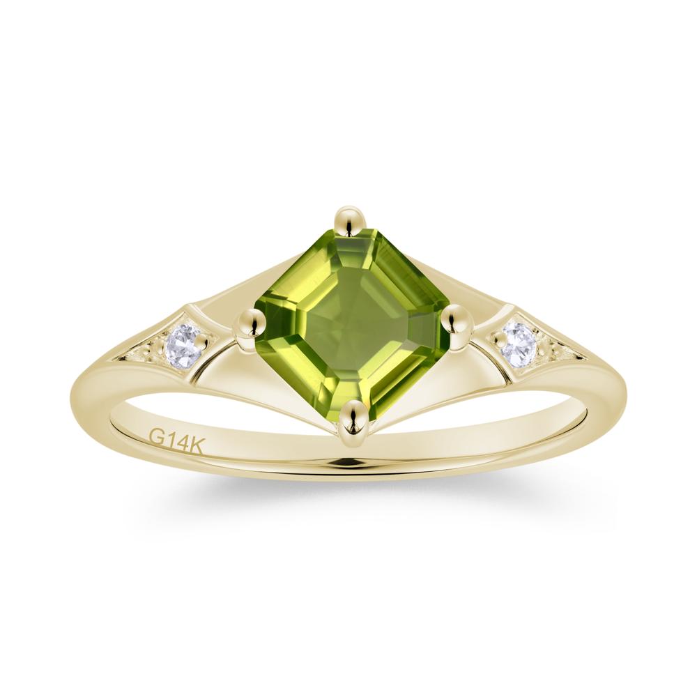 Asscher Cut London Blue Topaz Ring for Women - LUO Jewelry #gemstone_Peridot