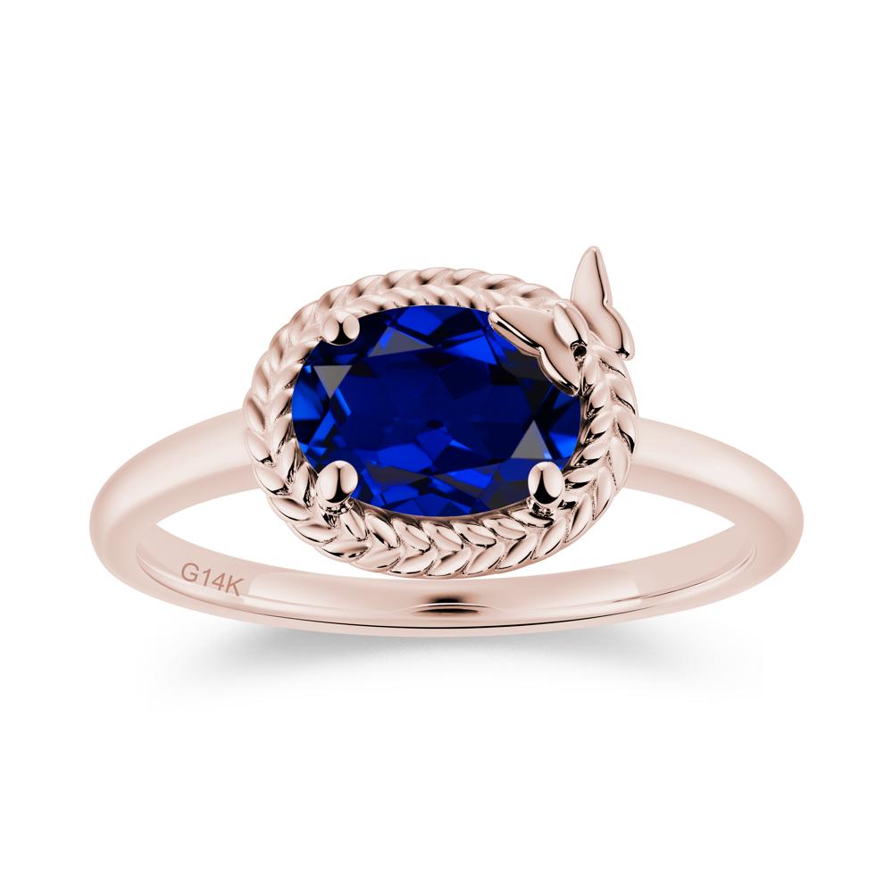 Oval Cut Amethyst Butterfly Promise Ring - LUO Jewelry #gemstone_Sapphire