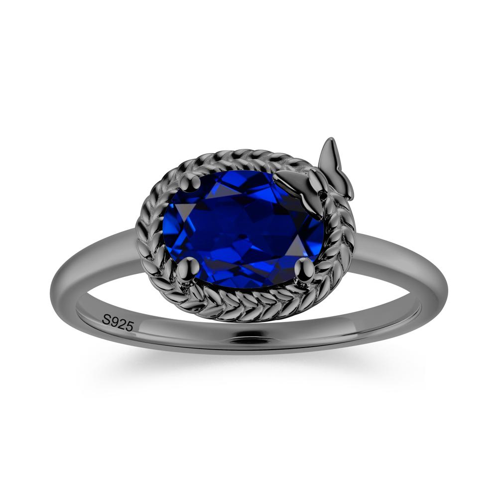 Oval Cut Amethyst Butterfly Promise Ring - LUO Jewelry #gemstone_Sapphire
