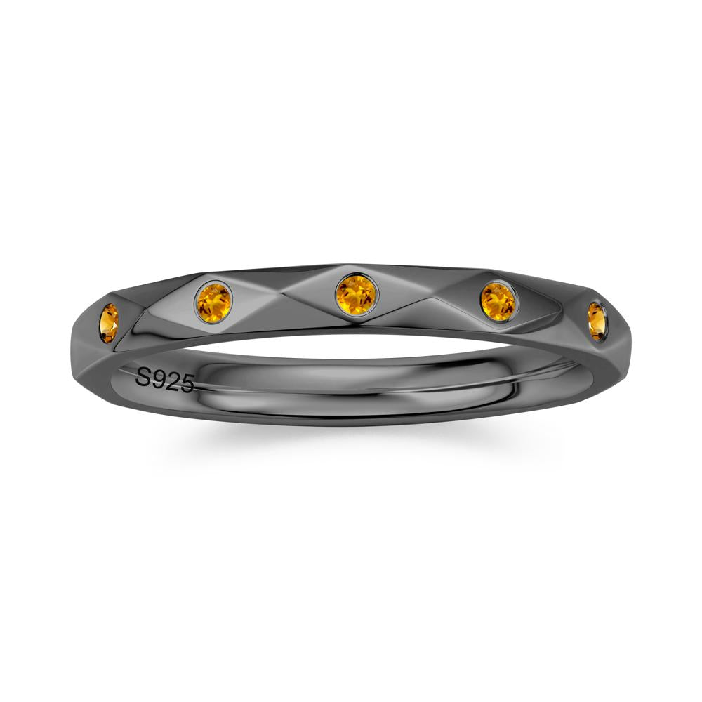Minimalist Emerald Eternity Wedding Band Ring - LUO Jewelry #gemstone_Citrine